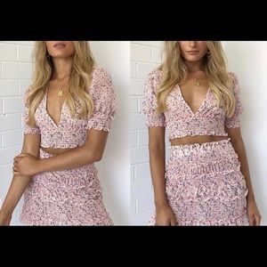 Pink floral  set